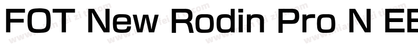 FOT New Rodin Pro N EB字体转换